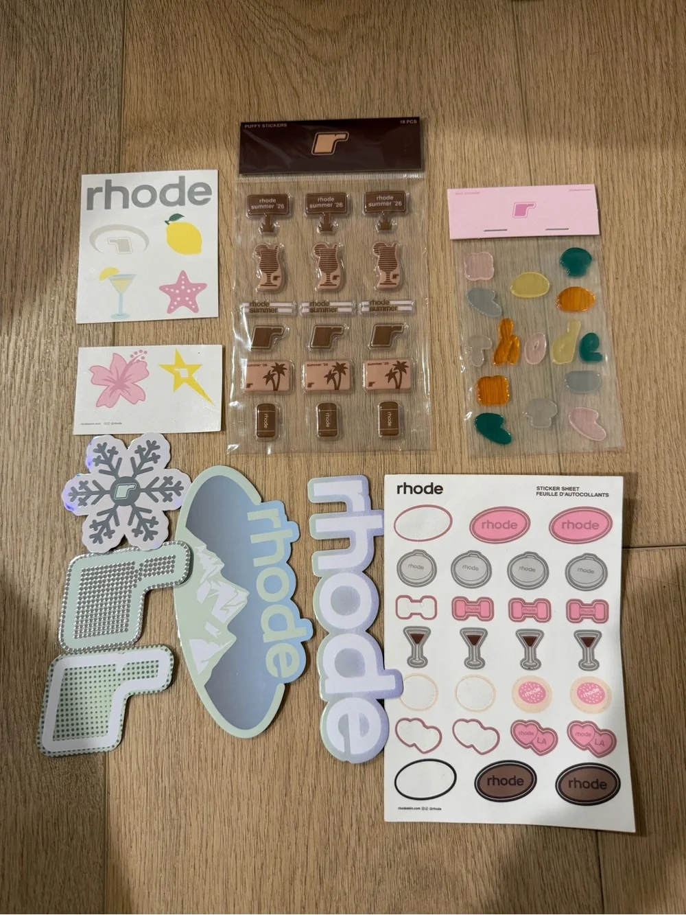Rhode stickers and tattoos